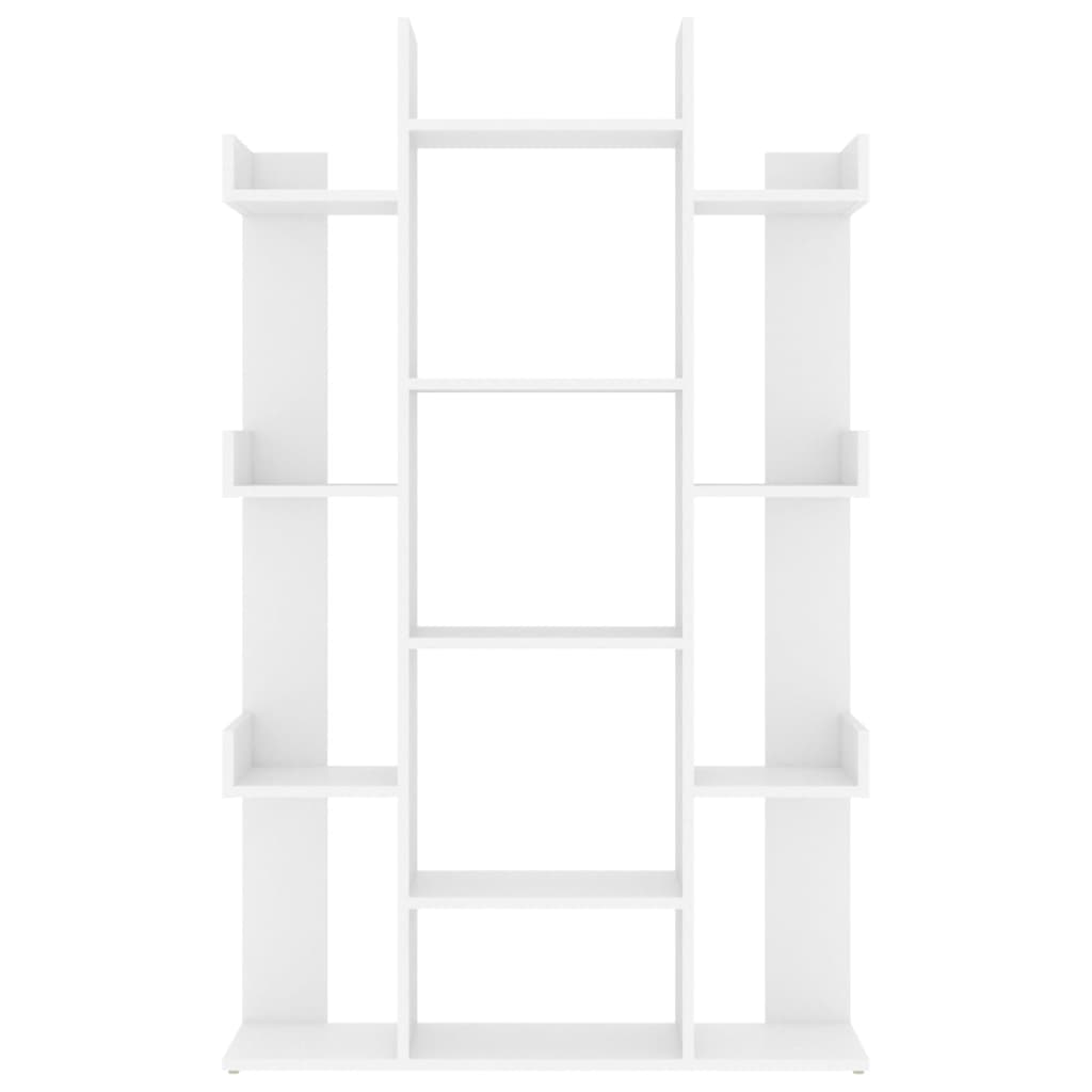 Bookshelf White 86x25.5x140 cm Wood Material