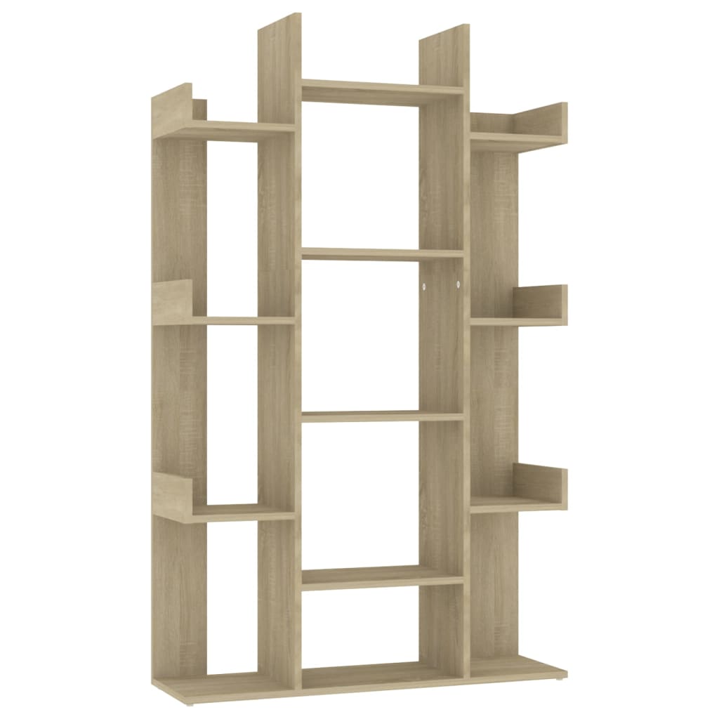 Bookshelf Sonoma Oak 86x25.5x140 cm Wood Material