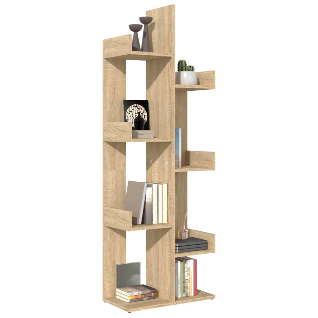 Bookshelf Sonoma Oak 48x25.5x140 cm Wood Material