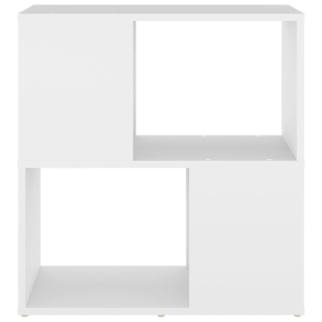 Bookshelf White 60x24x63 cm Wood Material