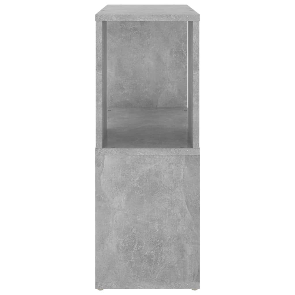 Bookshelf Concrete Grey 60x24x63 cm Wood Material