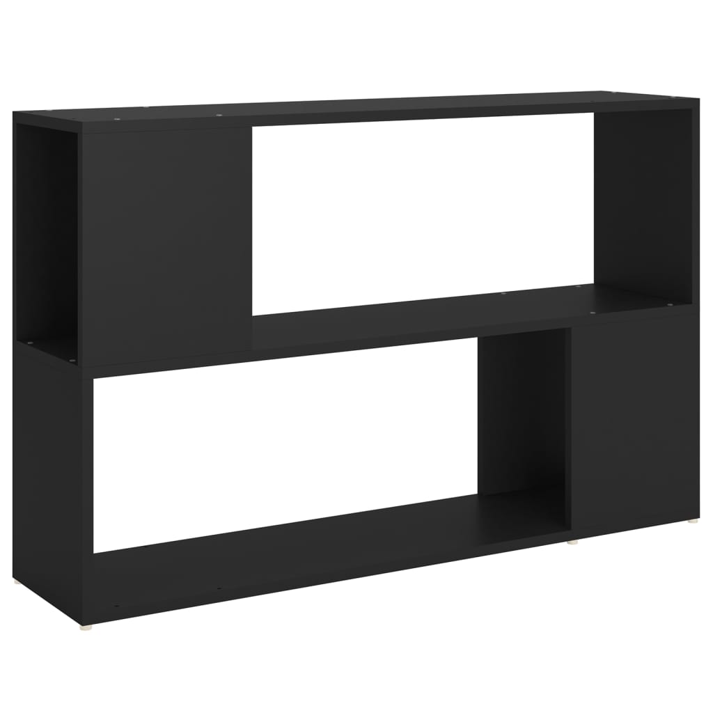 Bookshelf Black 100x24x63 cm Wood Material