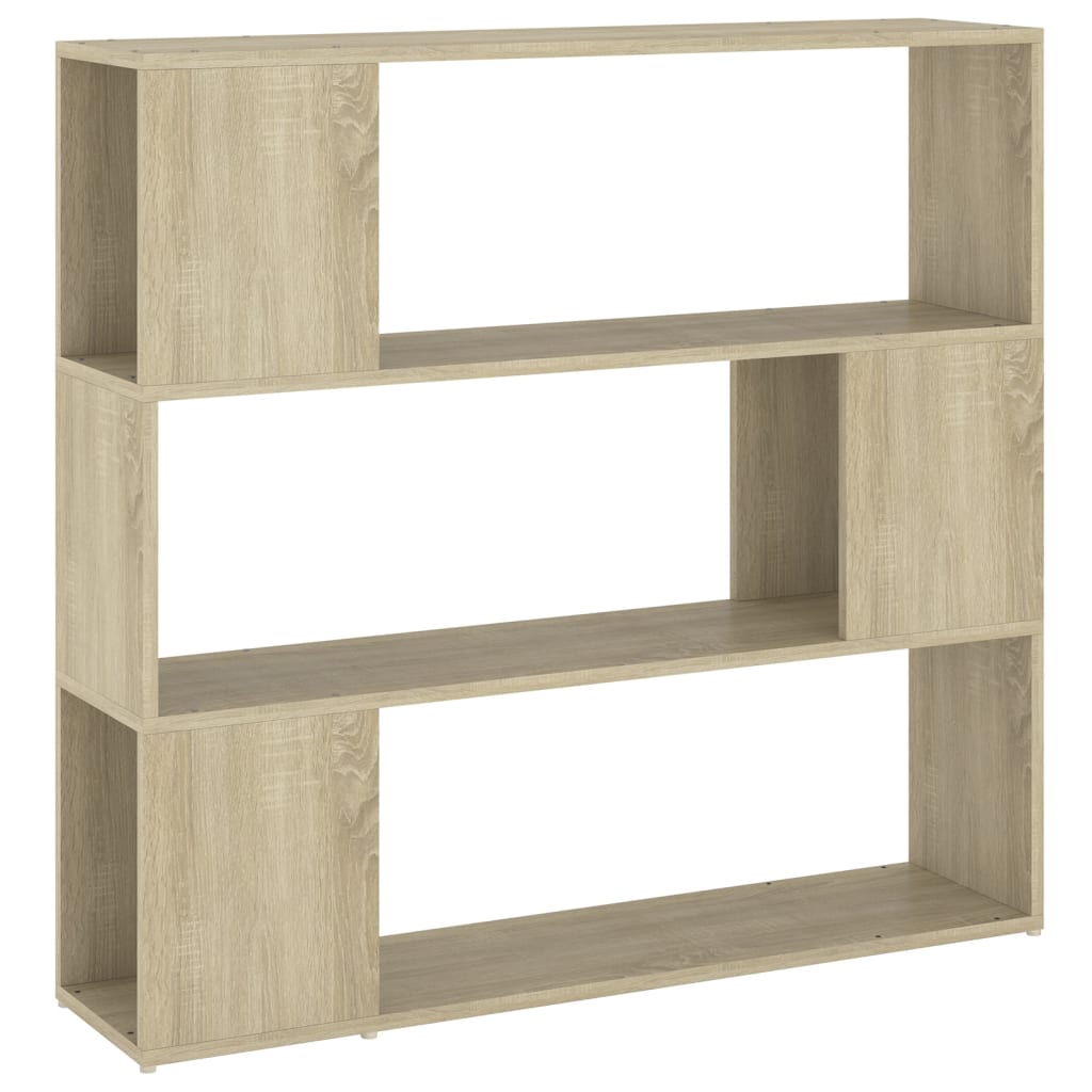 Bookcase Room Divider Sonoma Oak 100x24x94 cm