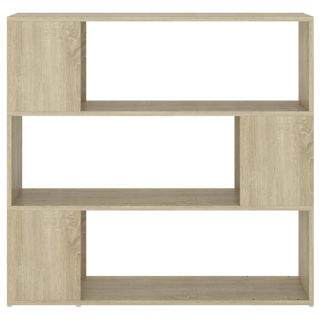 Bookcase Room Divider Sonoma Oak 100x24x94 cm