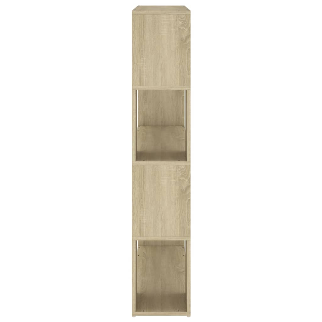 Bookcase Room Divider Sonoma Oak 100x24x124 cm