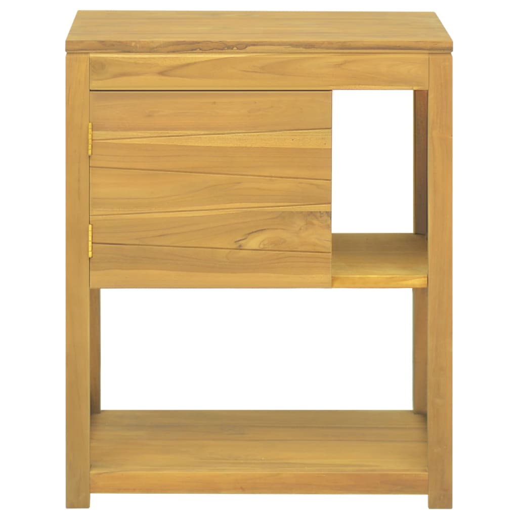 Badschrank 60x40x75 cm Massivholz Teak