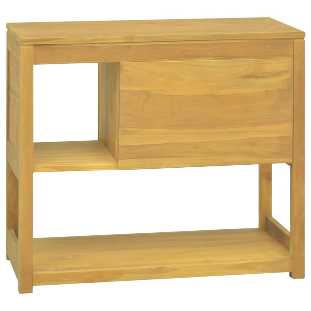 Badschrank 85x40x75 cm Massivholz Teak