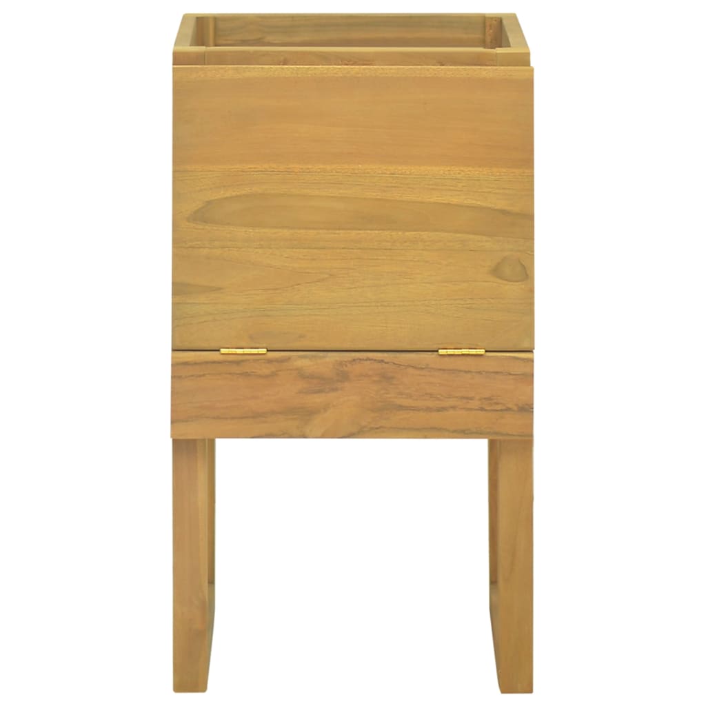 Badschrank 41x40x75 cm Massivholz Teak