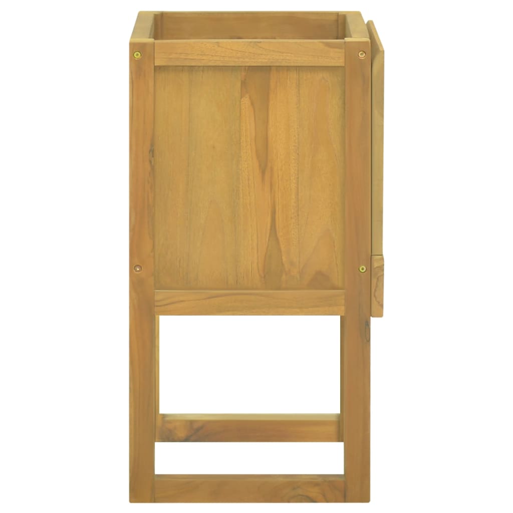 Badschrank 41x40x75 cm Massivholz Teak