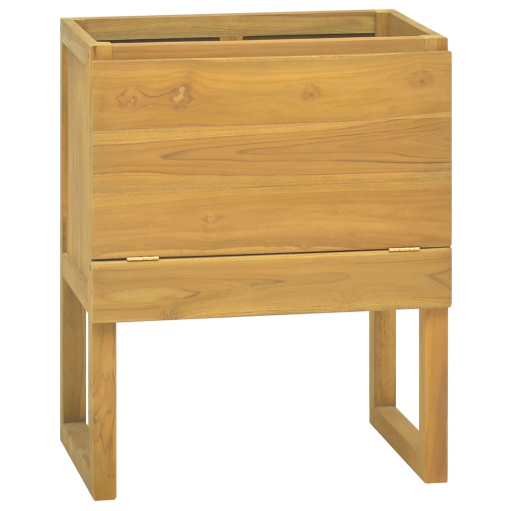 Badschrank 60x45x75 cm Massivholz Teak