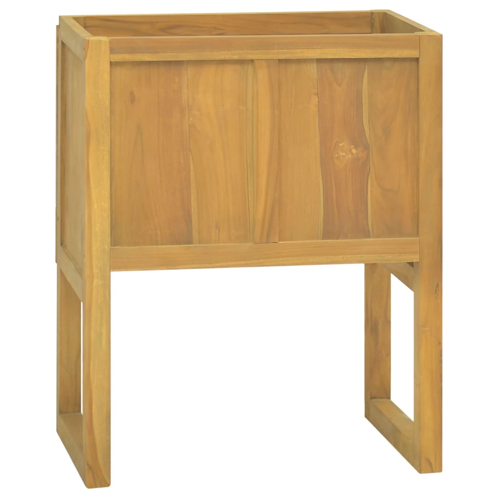 Badschrank 60x45x75 cm Massivholz Teak