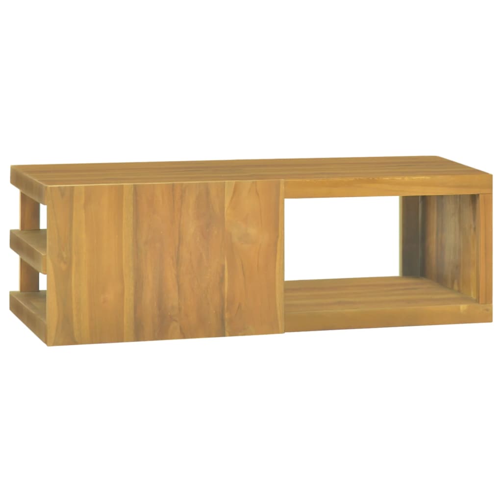 Wand-Badschrank 90x40x30 cm Massivholz Teak