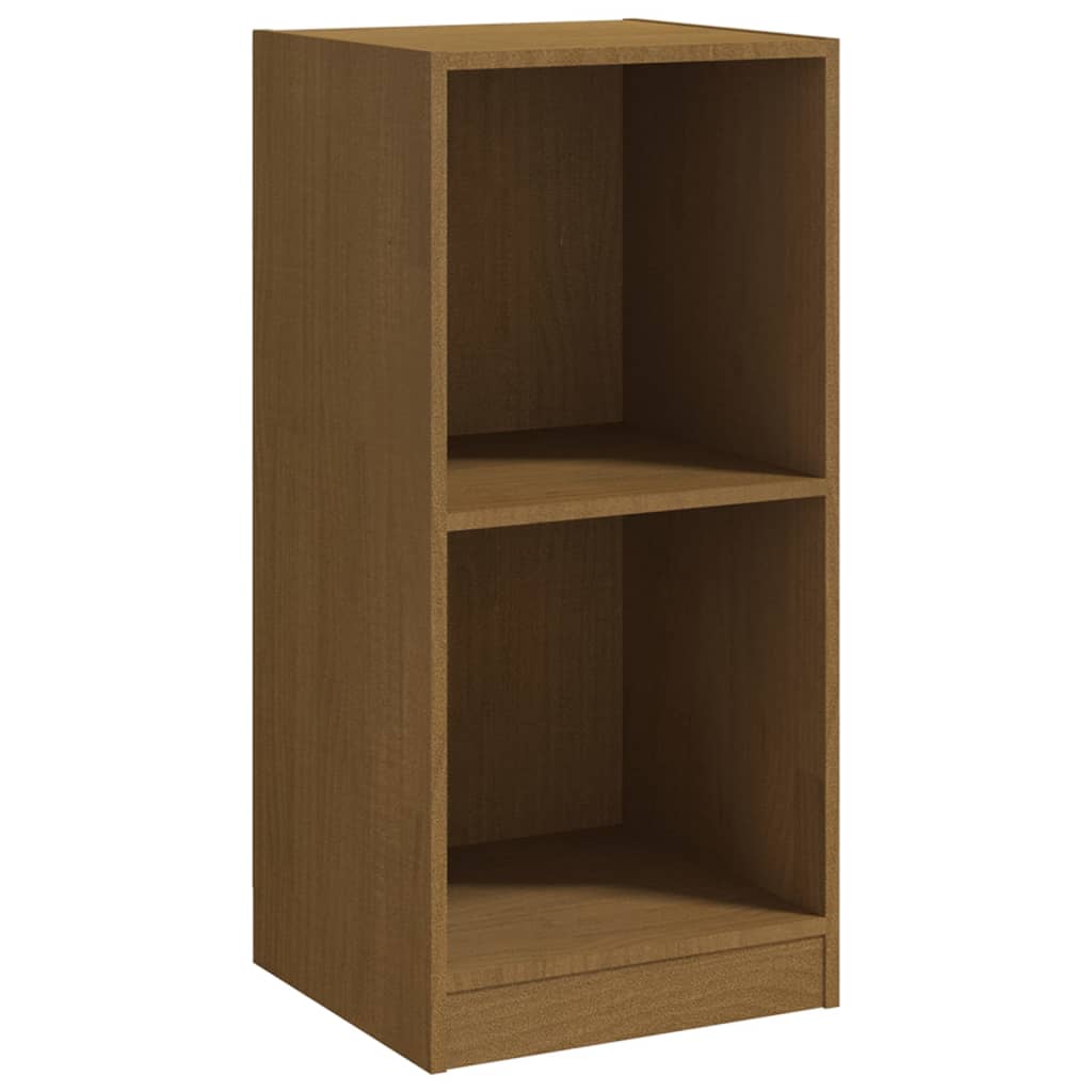 Side Cabinet Honey Brown 35.5x33.5x76 cm Solid Pine