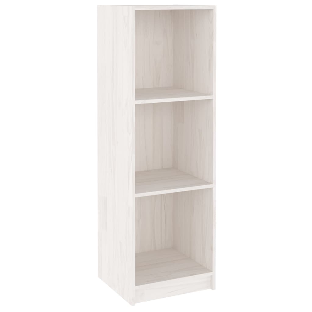 Bookcase/Room Divider White 36x33x110 cm Solid Pine