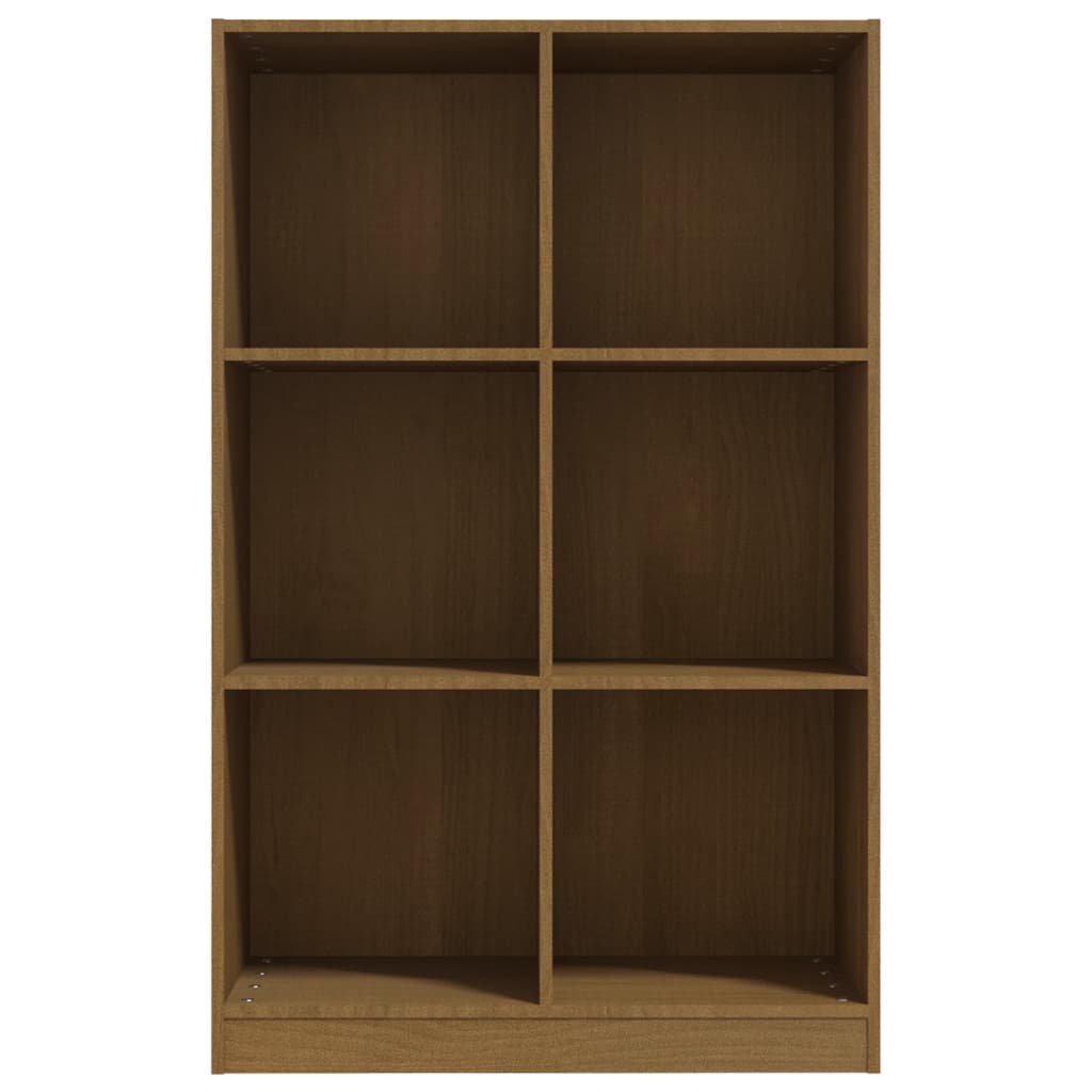 Bookshelf Honey Brown 70x33x110 cm Solid Pine Wood