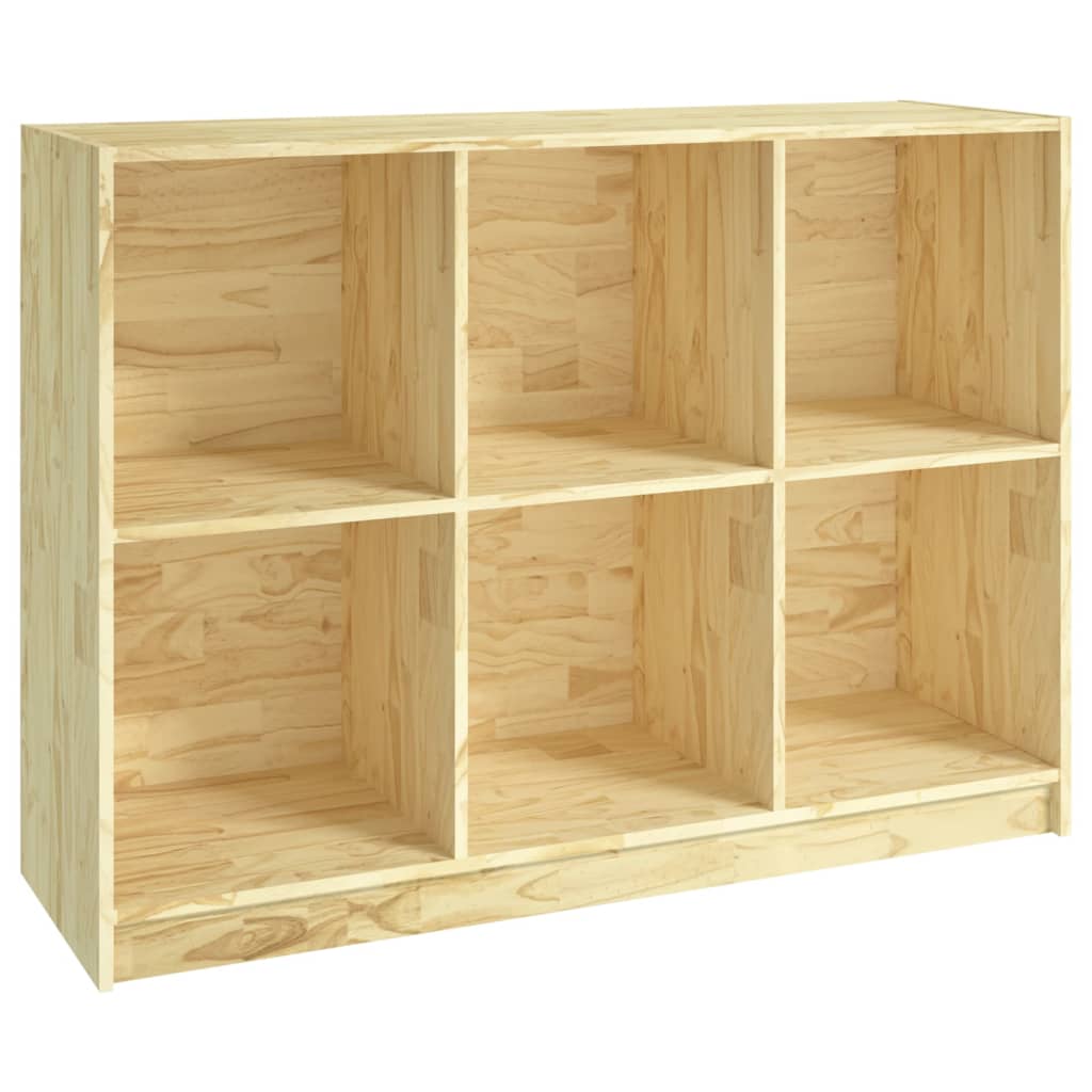 Bookshelf 104x33x76 cm solid pine wood