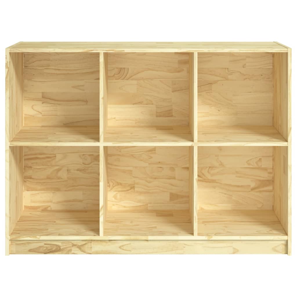 Bookshelf 104x33x76 cm solid pine wood