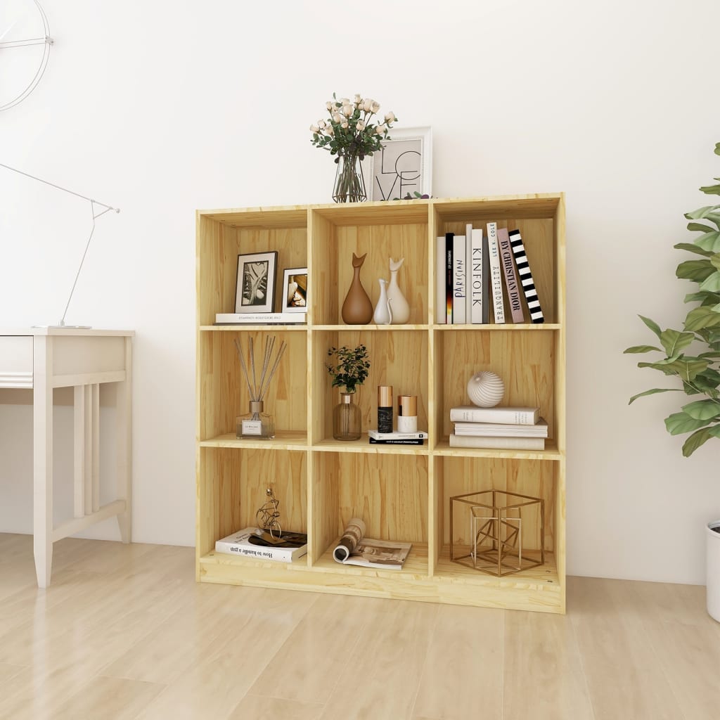 Bookshelf/room divider 104x33.5x110 cm solid pine