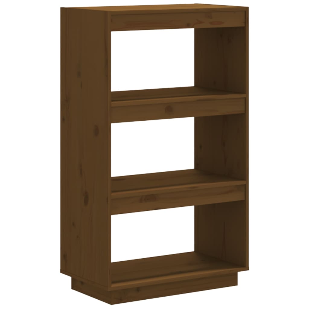 Bookshelf/Room Divider Honey Brown 60x35x103 Solid Pine