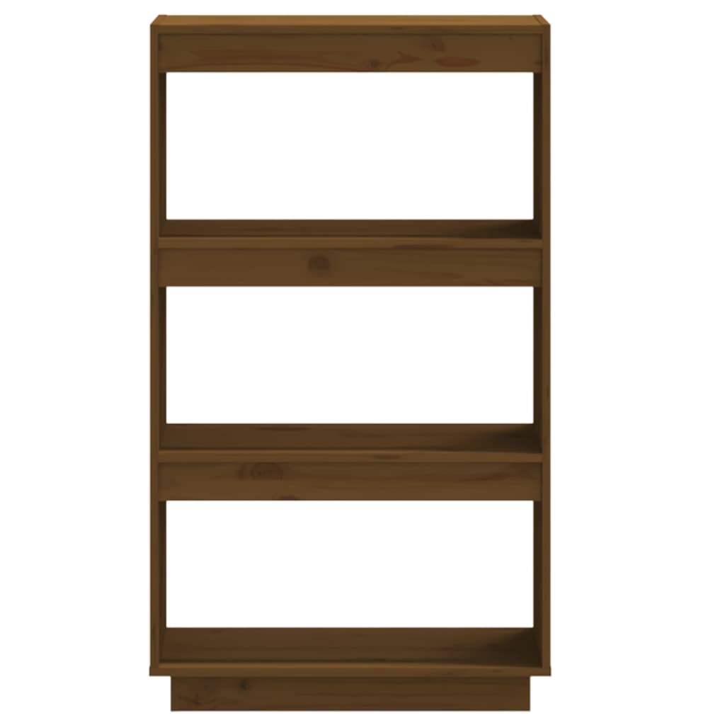 Bookshelf/Room Divider Honey Brown 60x35x103 Solid Pine