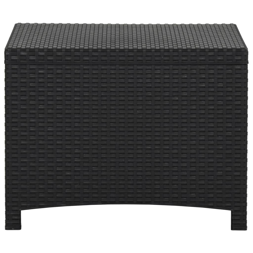 Garten-Aufbewahrungsbox 60x54x41 cm PP Rattan Graphit