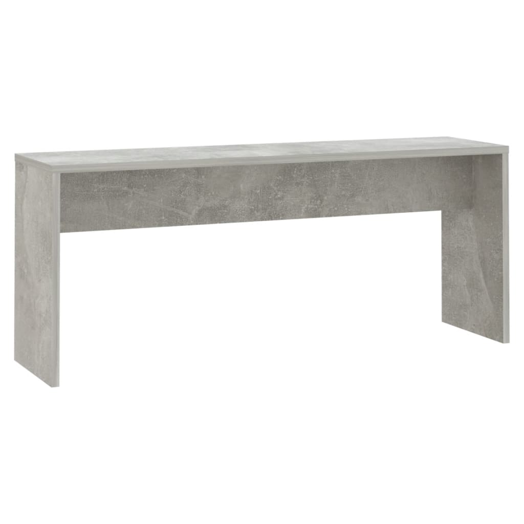 3-piece dining set concrete gray wood material