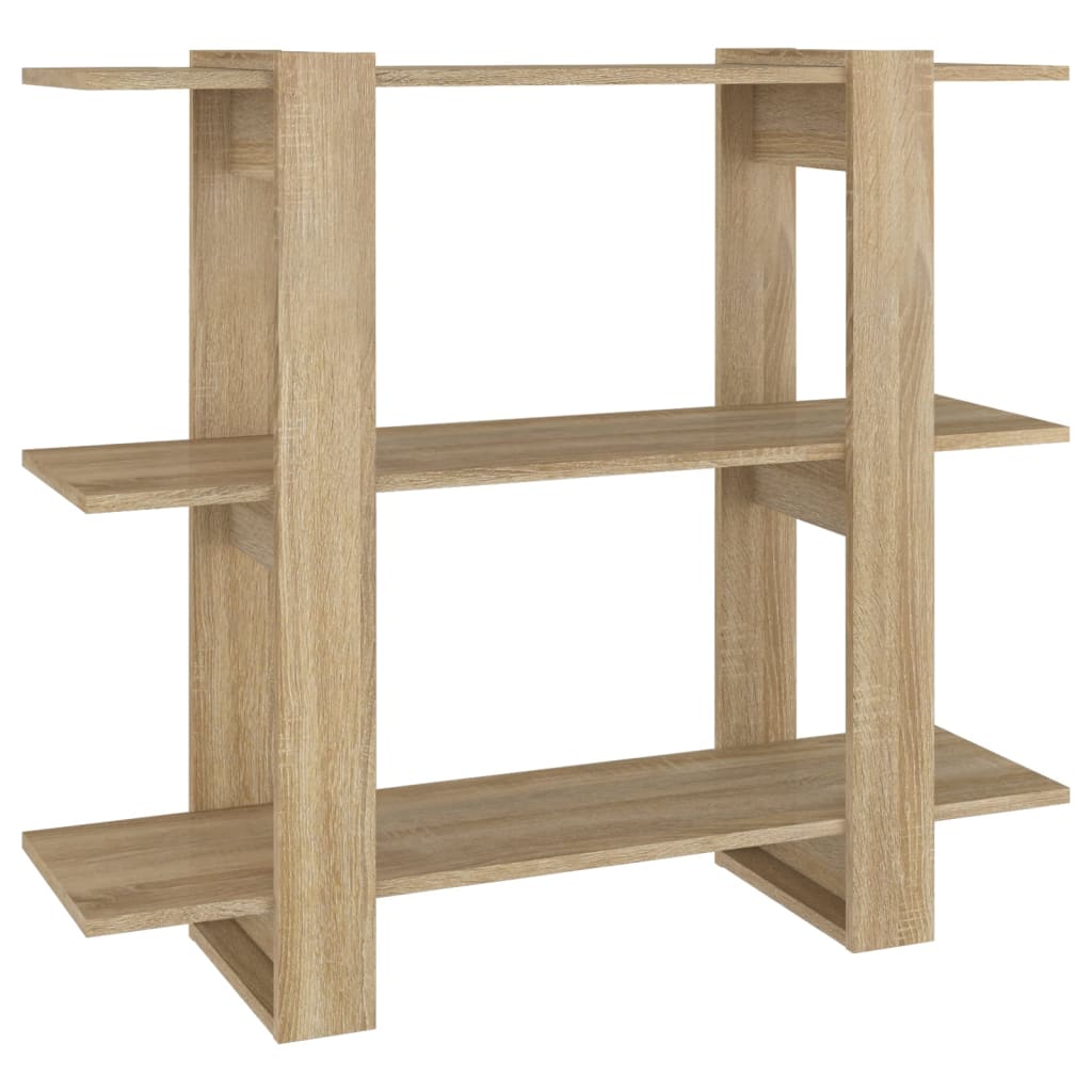 Bookshelf/Room Divider Sonoma Oak 100x30x87 cm