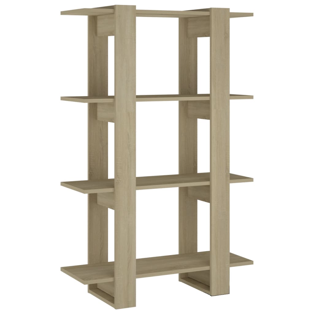 Bookshelf/Room Divider Sonoma Oak 80x30x123.5 cm