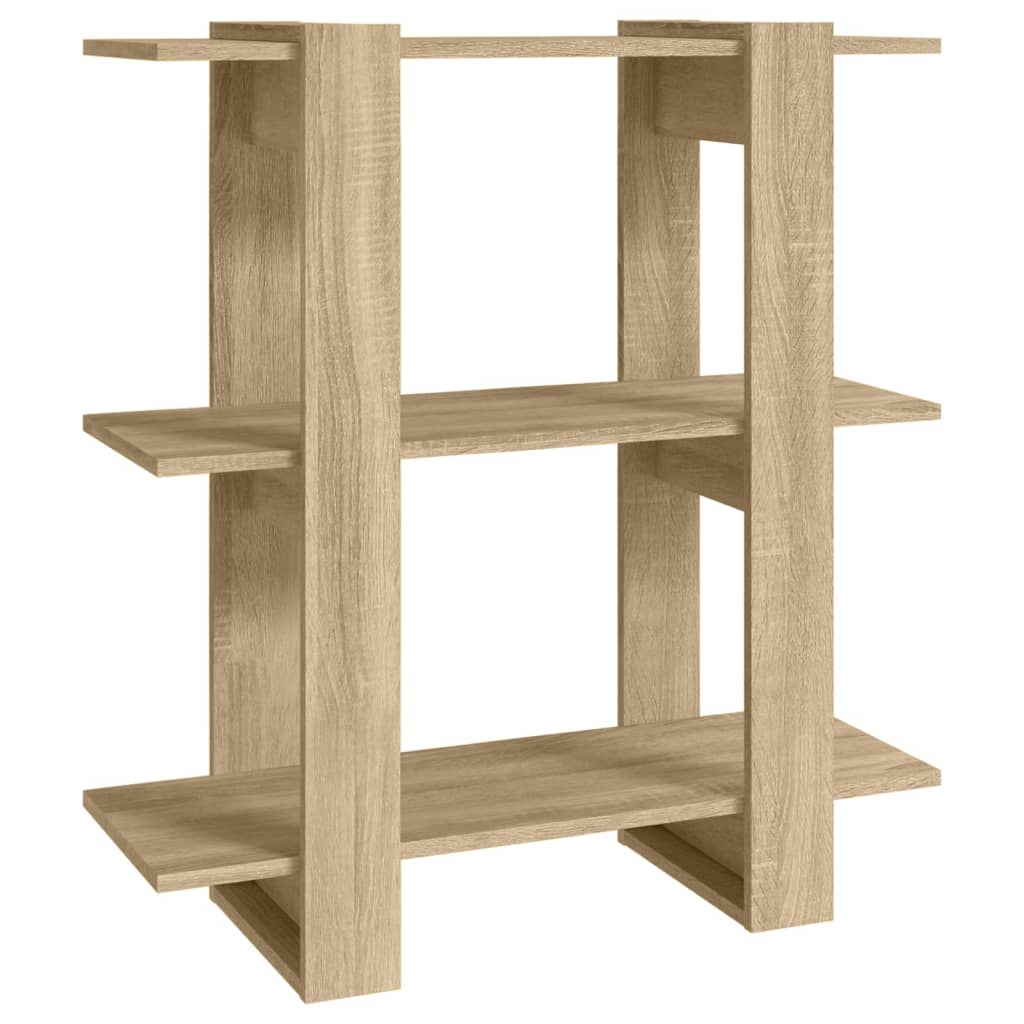 Bookshelf/Room Divider Sonoma Oak 80x30x87 cm