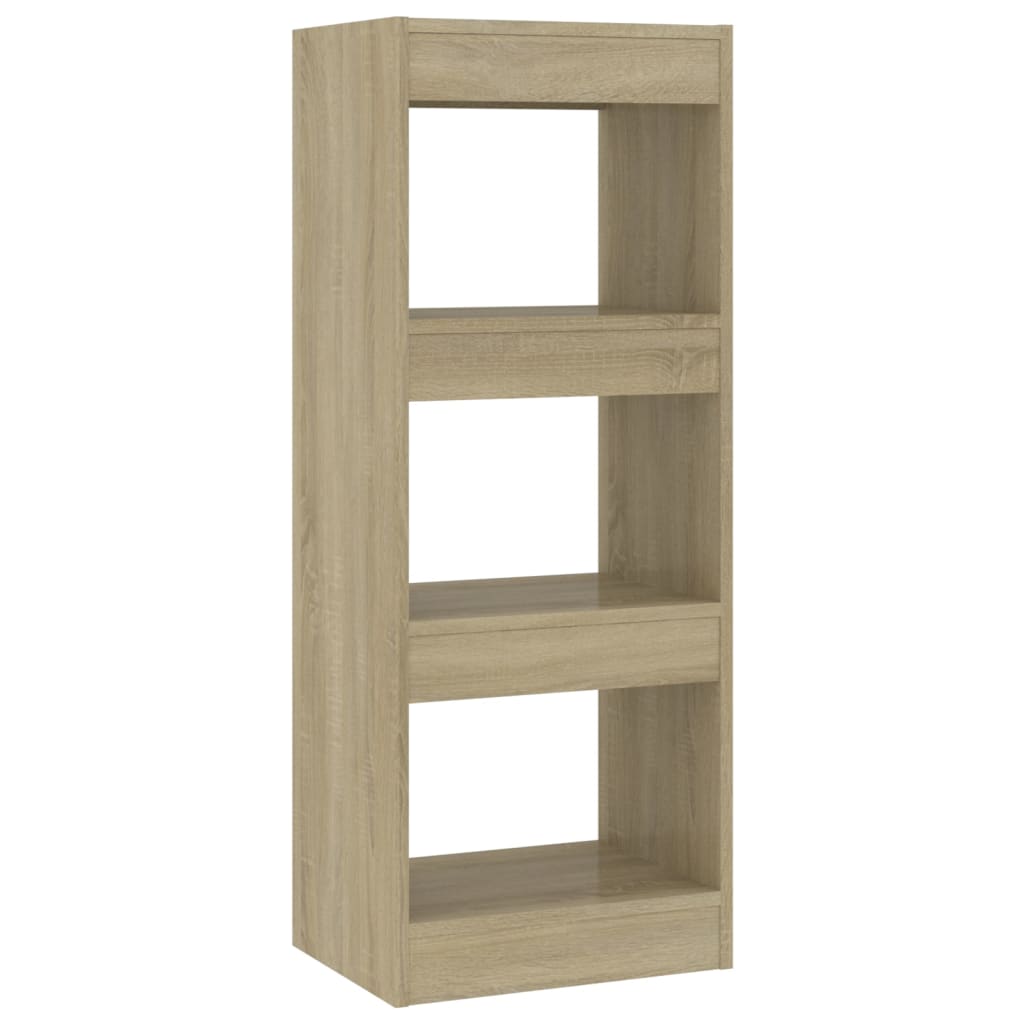 Bookshelf/Room Divider Sonoma Oak 40x30x103 cm Wood Material