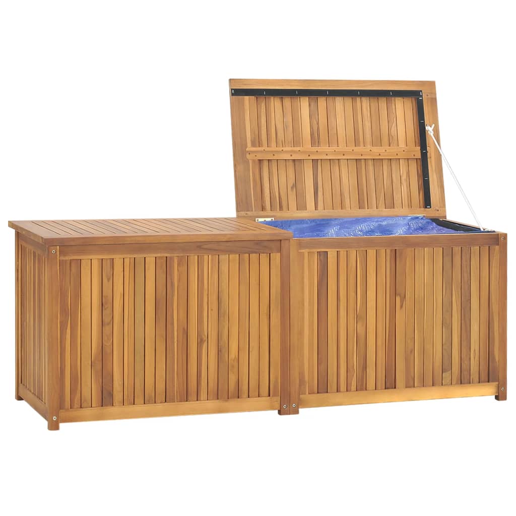 Gartenbox 150x50x55 cm Massivholz Teak