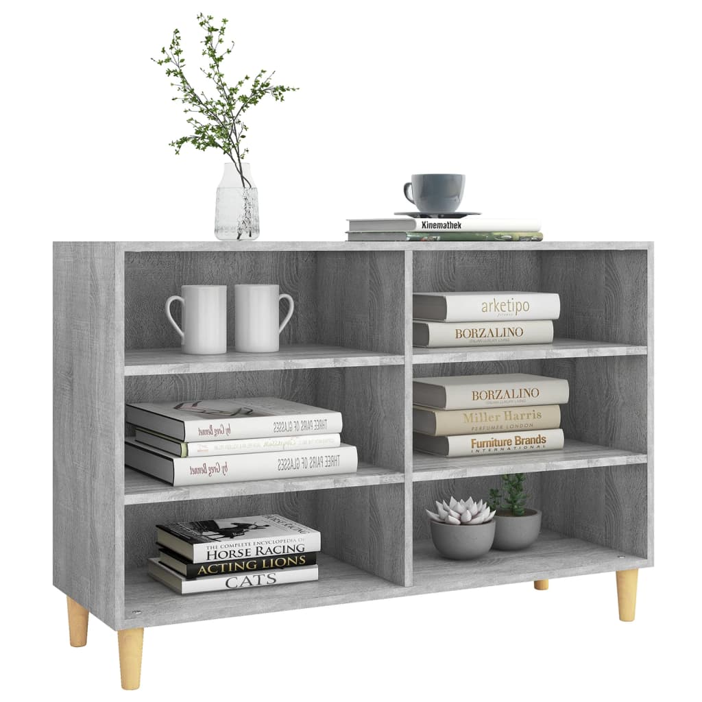 Sideboard Grey Sonoma 103.5x35x70 cm wood material