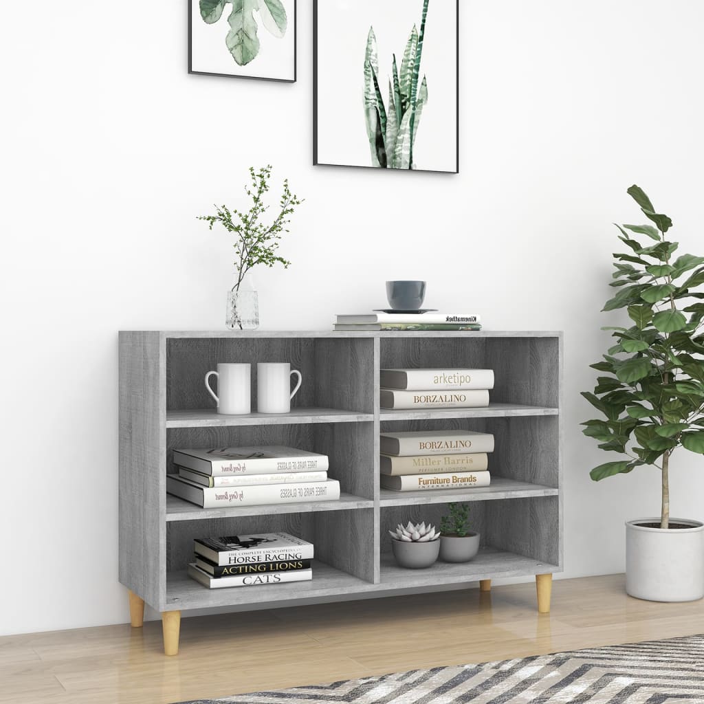 Sideboard Grey Sonoma 103.5x35x70 cm wood material