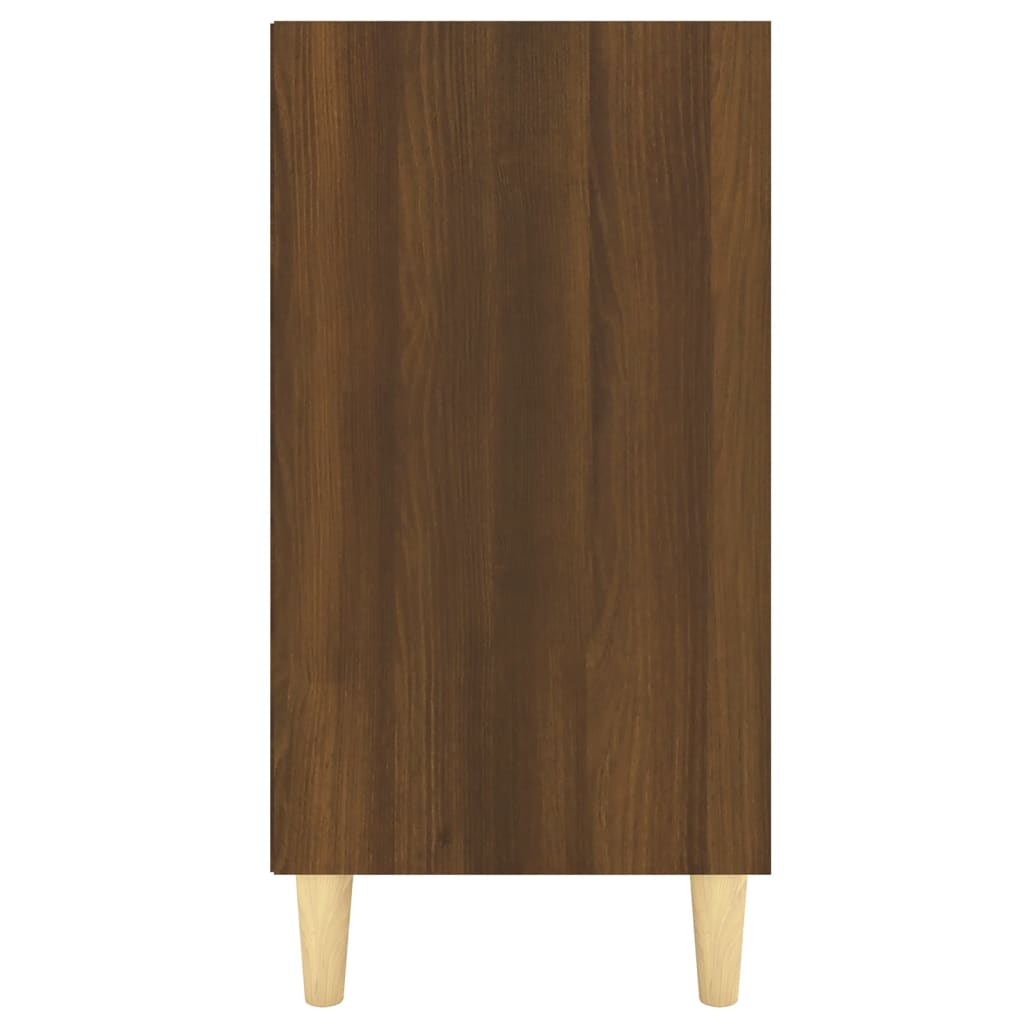 Sideboard Brown Oak Look 103.5x35x70 cm Wood Material