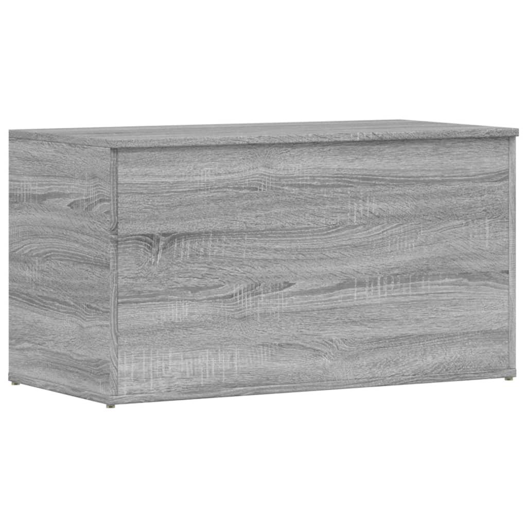 Storage Chest Grey Sonoma 84x42x46 cm Wood Material