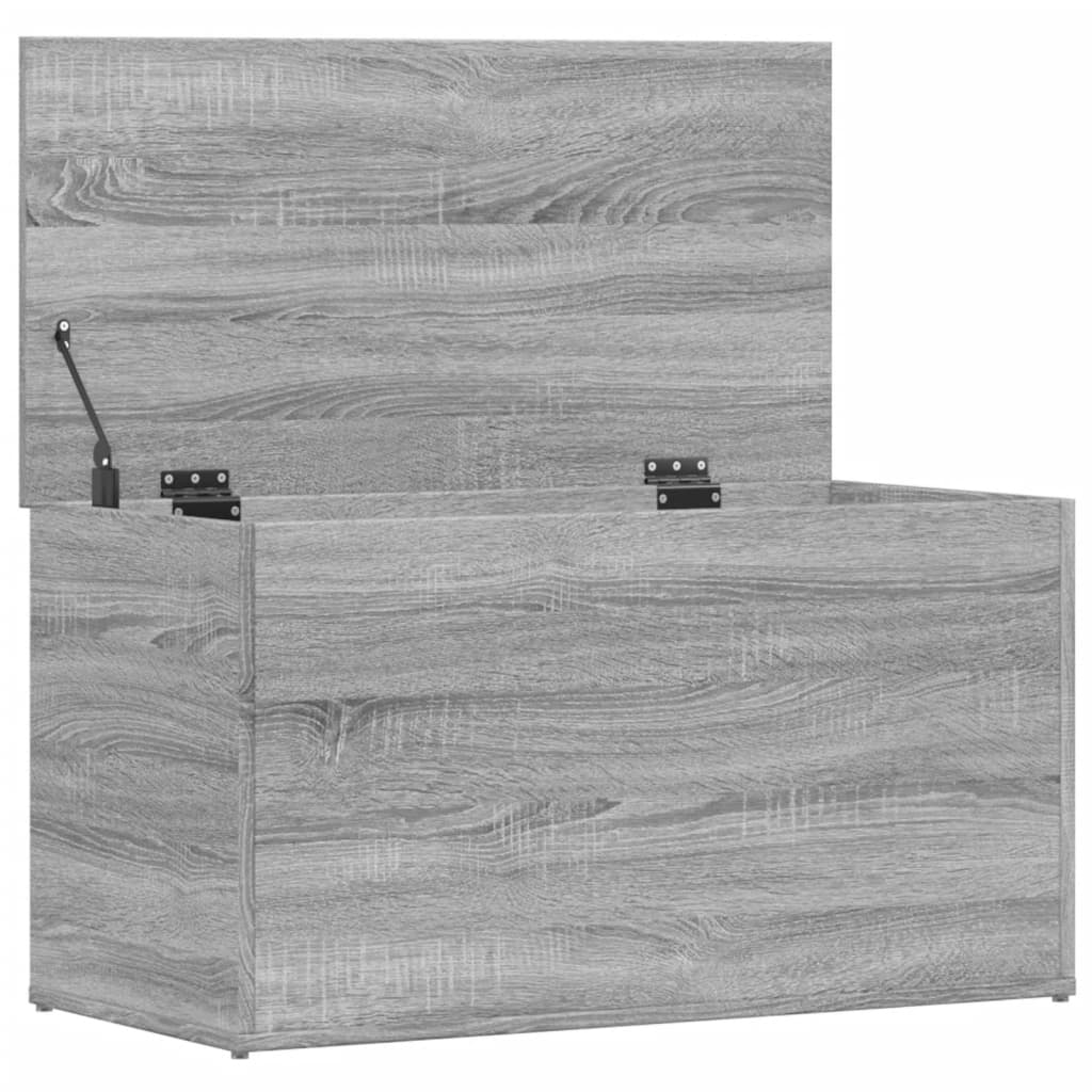 Storage Chest Grey Sonoma 84x42x46 cm Wood Material