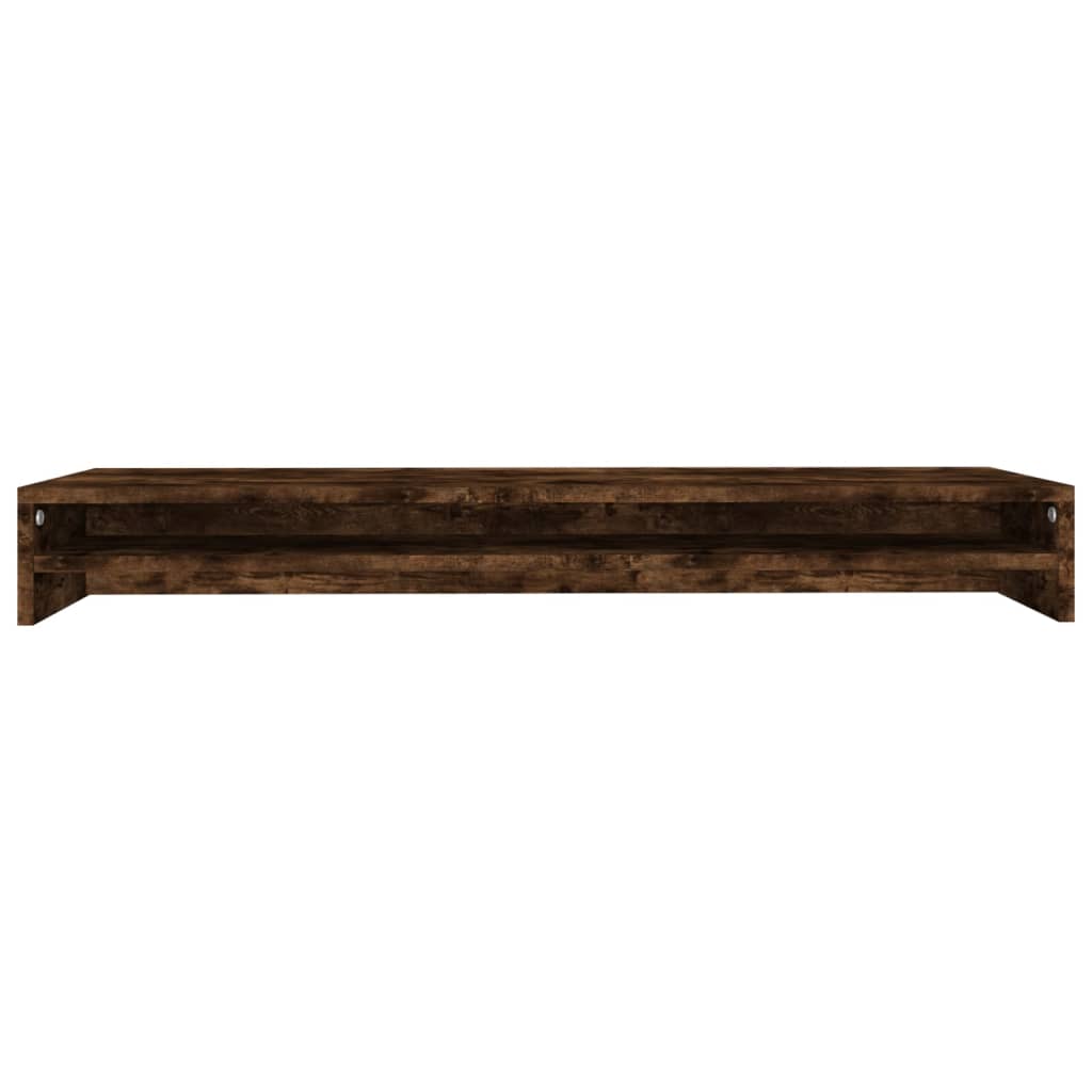 Monitor stand smoked oak 100x24x13 cm wood material