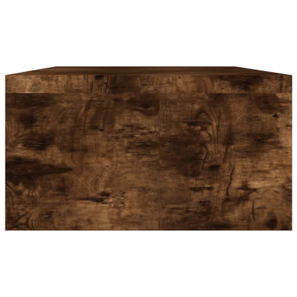 Monitor stand smoked oak 100x24x13 cm wood material