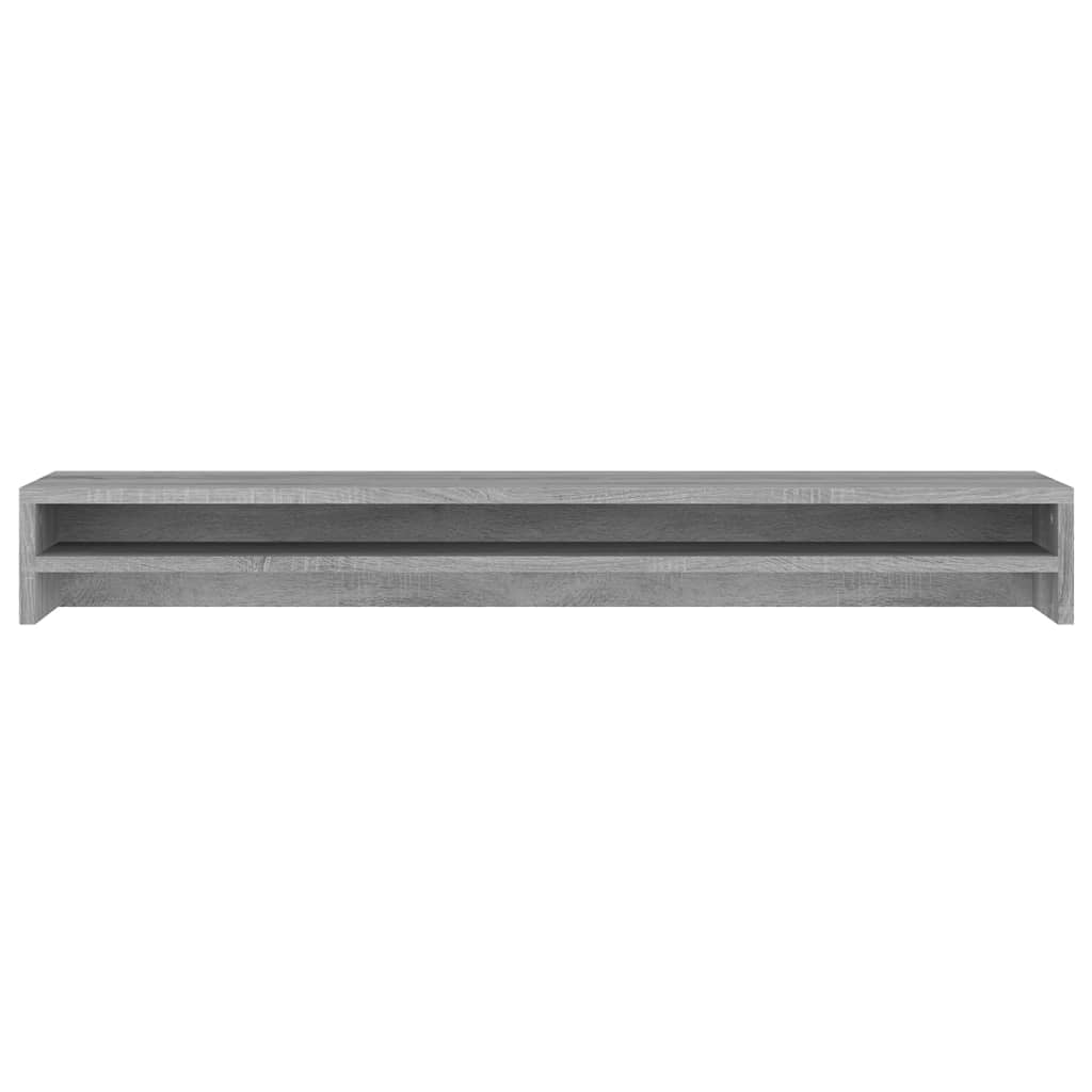 Monitor Stand Gray Sonoma 100x24x13 cm Wood Material