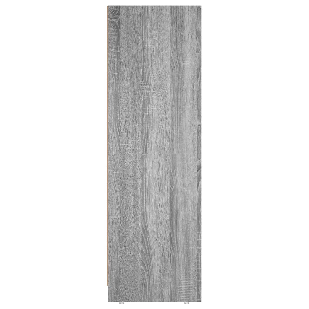 Badschrank Grau Sonoma 30x30x95 cm Holzwerkstoff