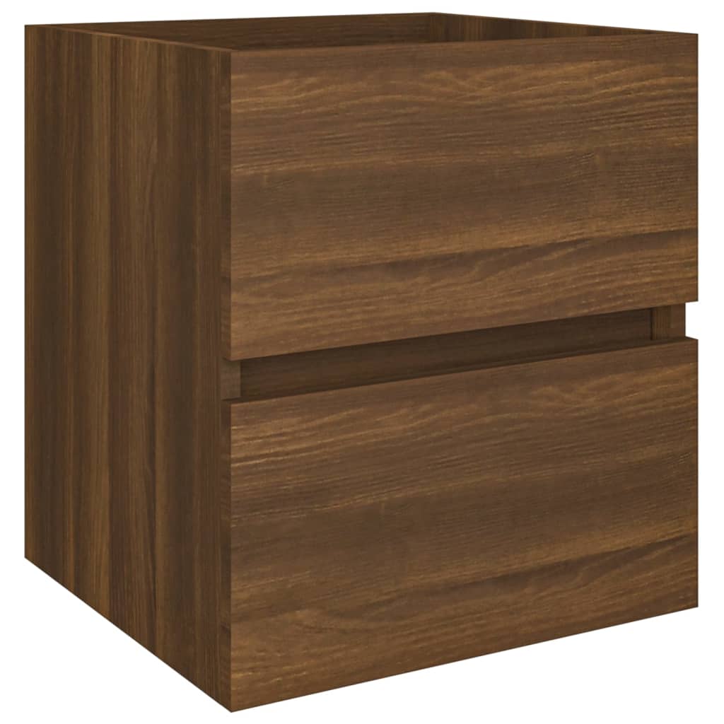 Washbasin base cabinet oak look 41x38.5x45cm wood material