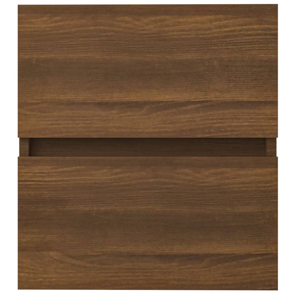 Washbasin base cabinet oak look 41x38.5x45cm wood material