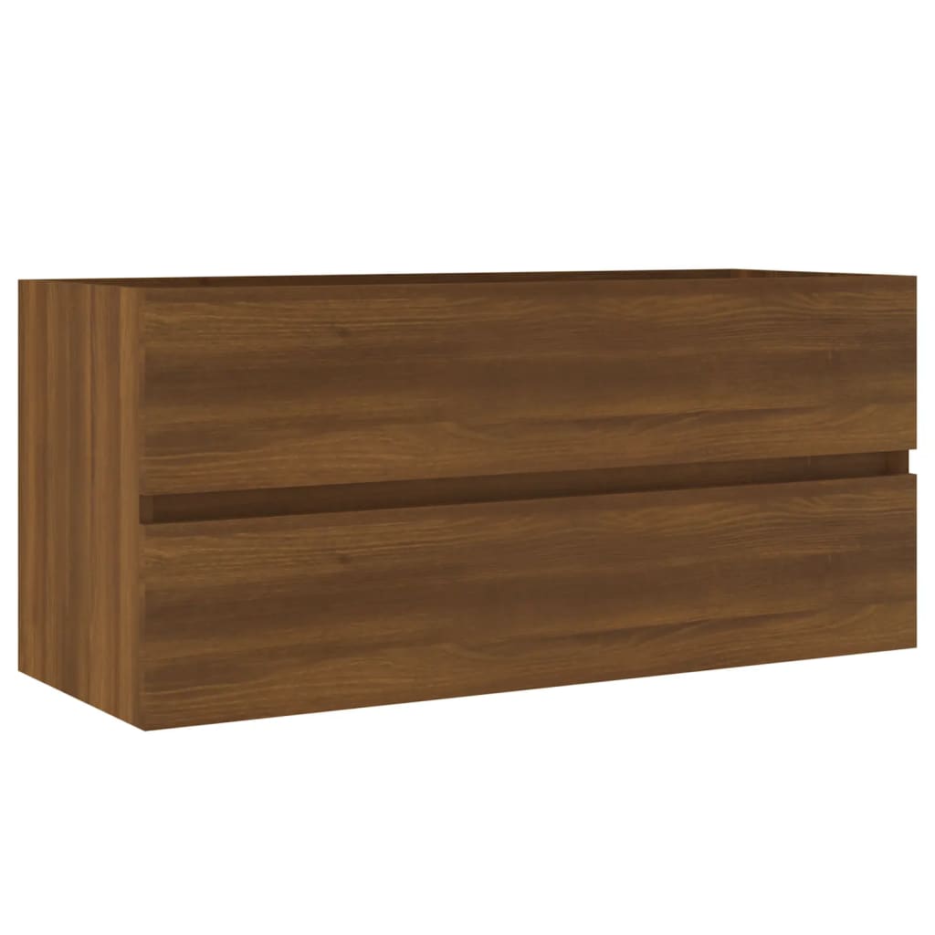 Washbasin base cabinet oak look 100x38.5x45cm wood material