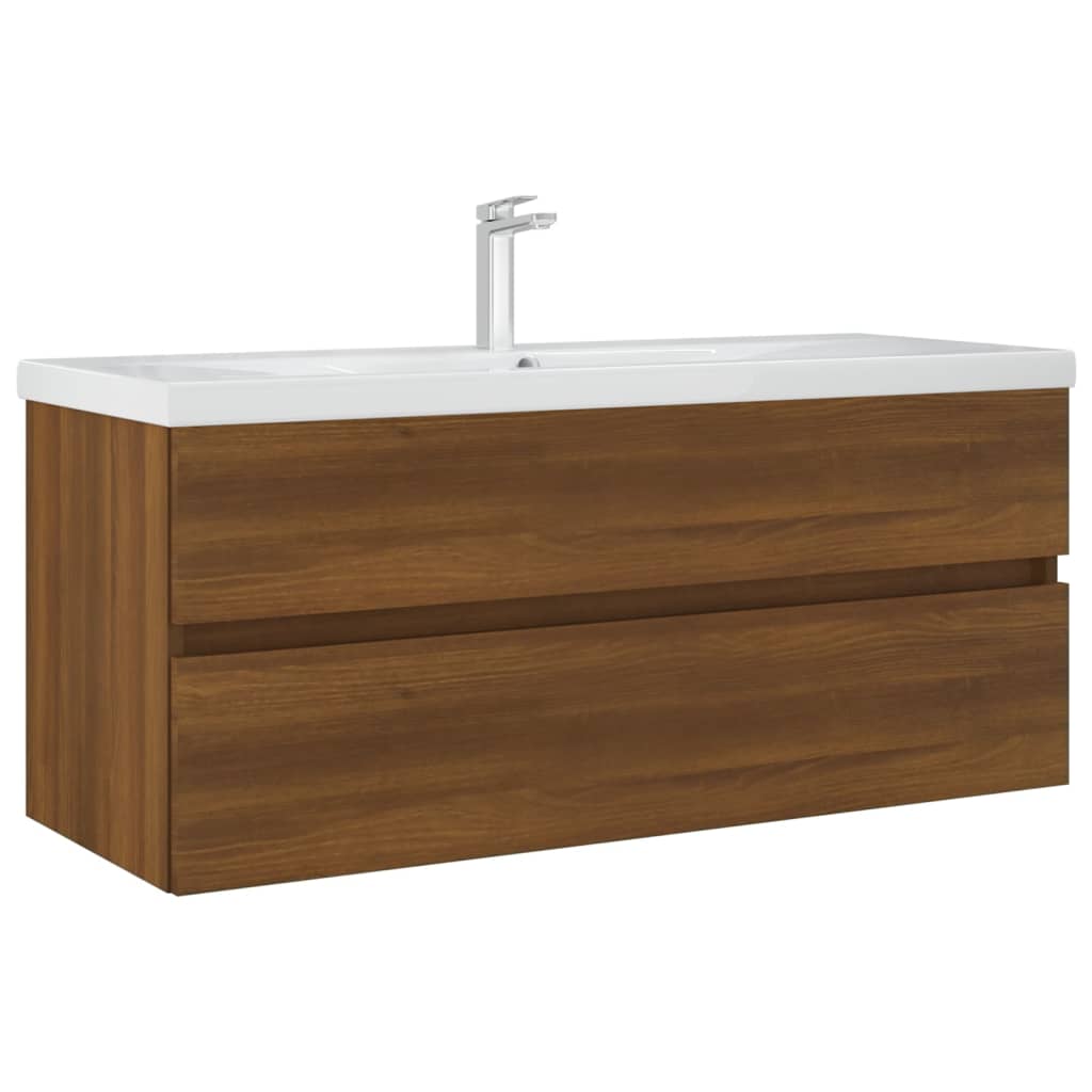 Washbasin base cabinet oak look 100x38.5x45cm wood material