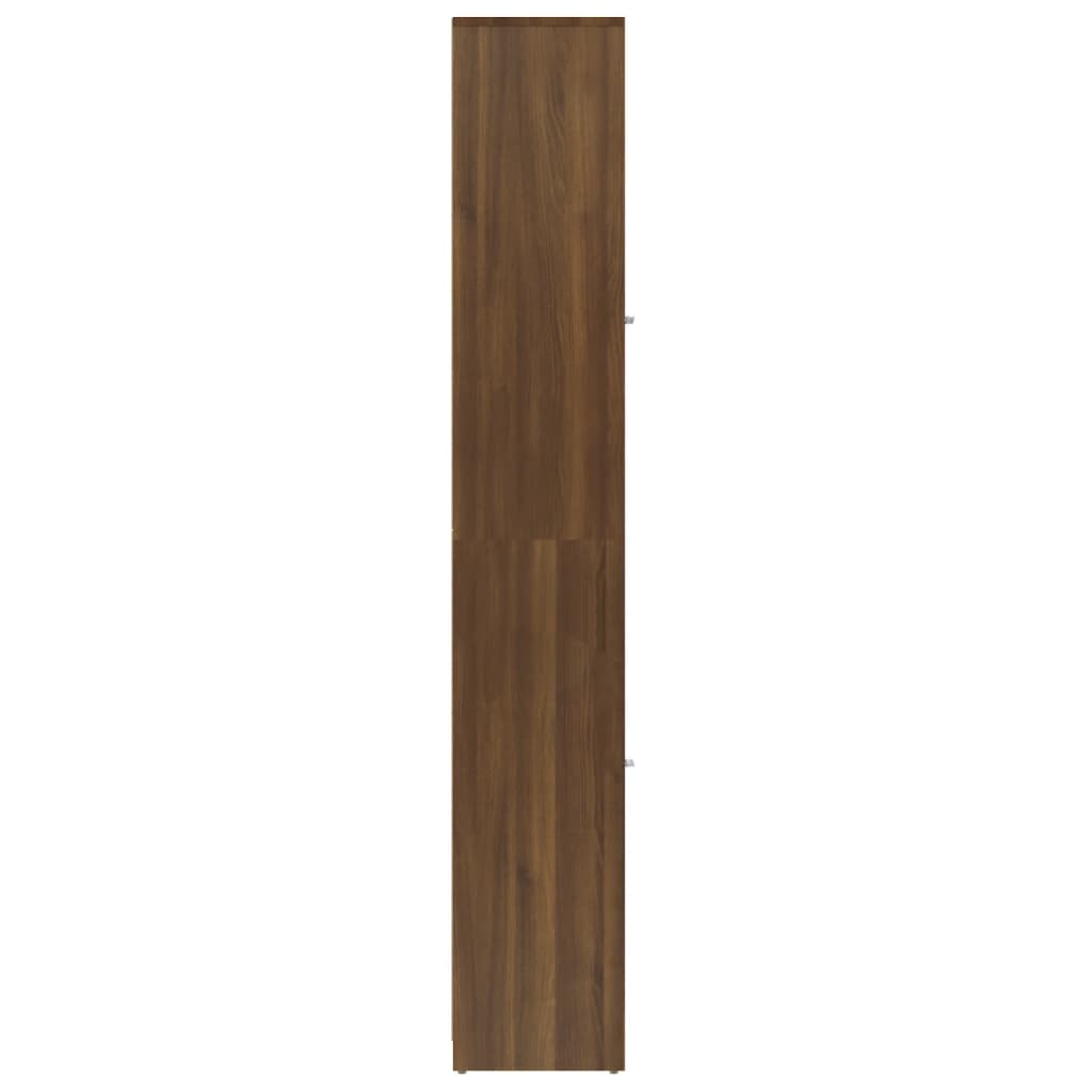 Bathroom Cabinet Brown Oak Look 30x30x183.5 cm