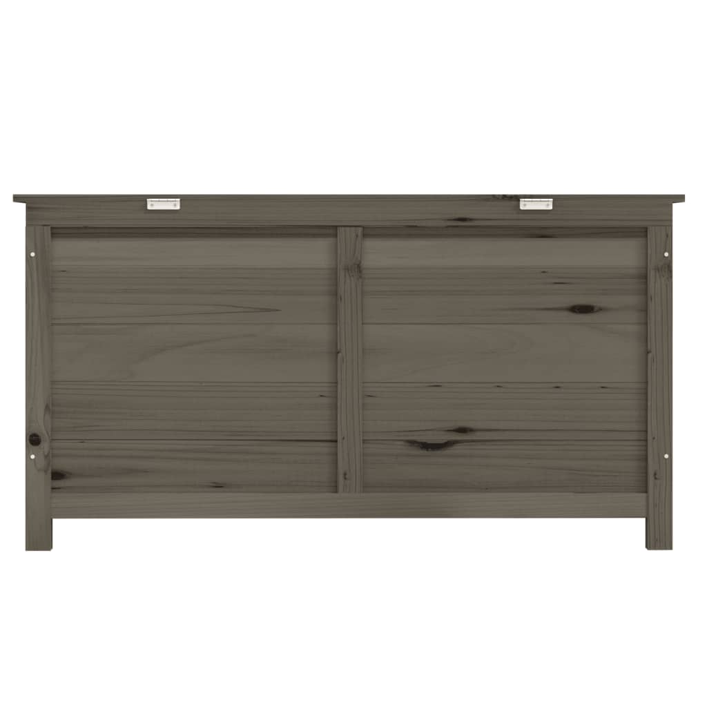 Outdoor-Kissenbox Anthrazit 100x50x56 cm Massivholz Tanne