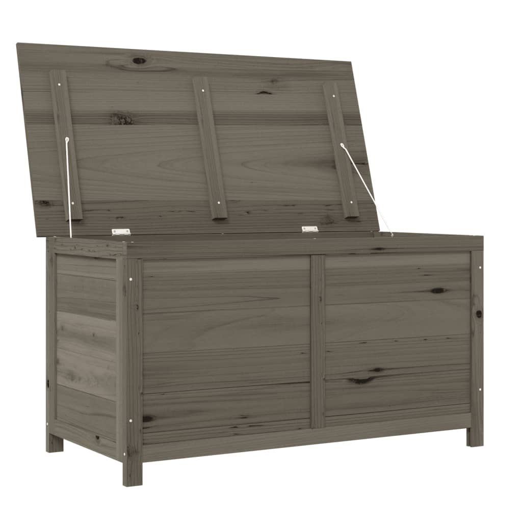 Outdoor-Kissenbox Anthrazit 100x50x56 cm Massivholz Tanne