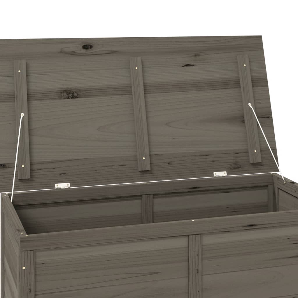 Outdoor-Kissenbox Anthrazit 100x50x56 cm Massivholz Tanne