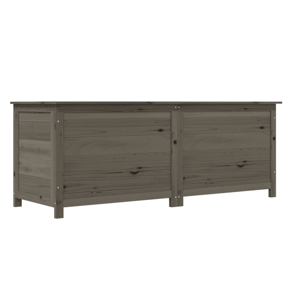 Outdoor-Kissenbox Anthrazit 150x50x56 cm Massivholz Tanne