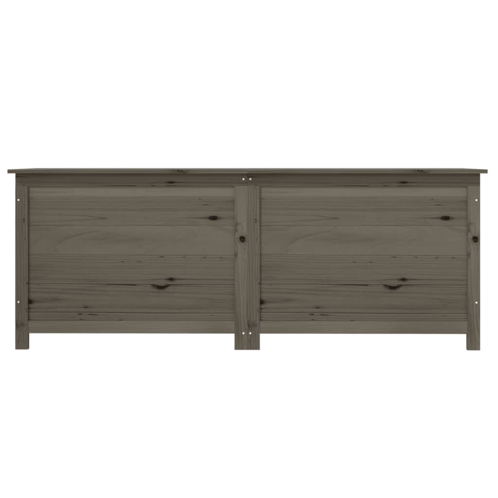 Outdoor-Kissenbox Anthrazit 150x50x56 cm Massivholz Tanne